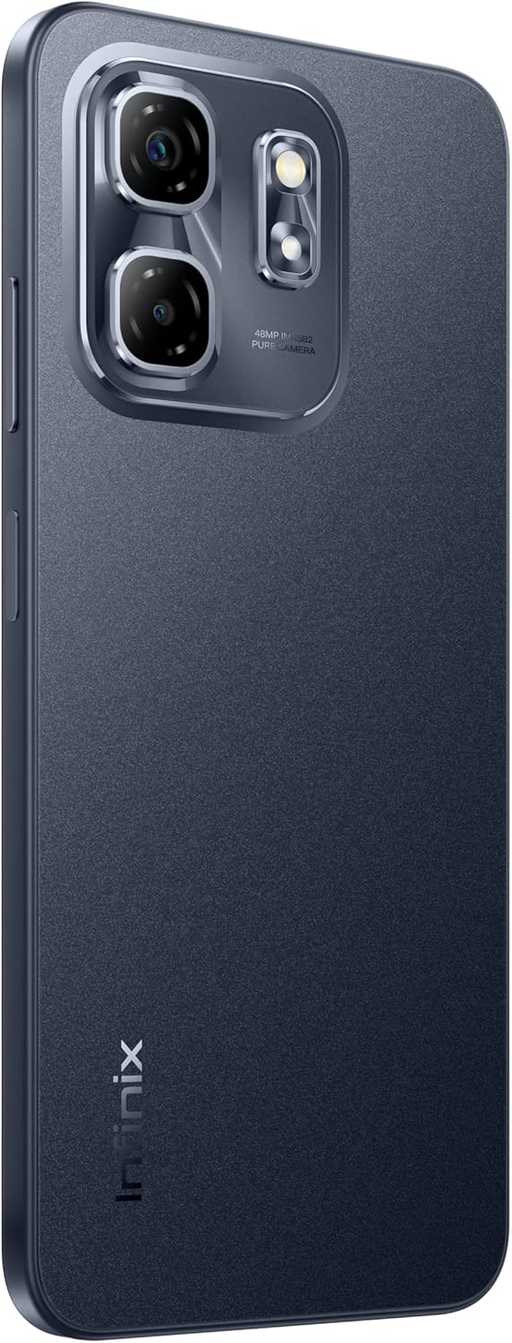 هاتف Hot 50i بسعة 128 جيجابايت 6 جيجارام - شاشة 6.7 بوصة من Infinix | أسود
