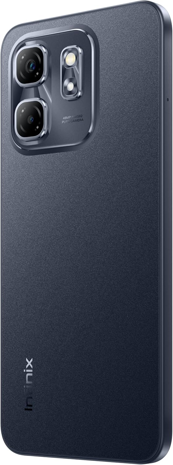 هاتف Hot 50i بسعة 128 جيجابايت 6 جيجارام - شاشة 6.7 بوصة من Infinix | أسود
