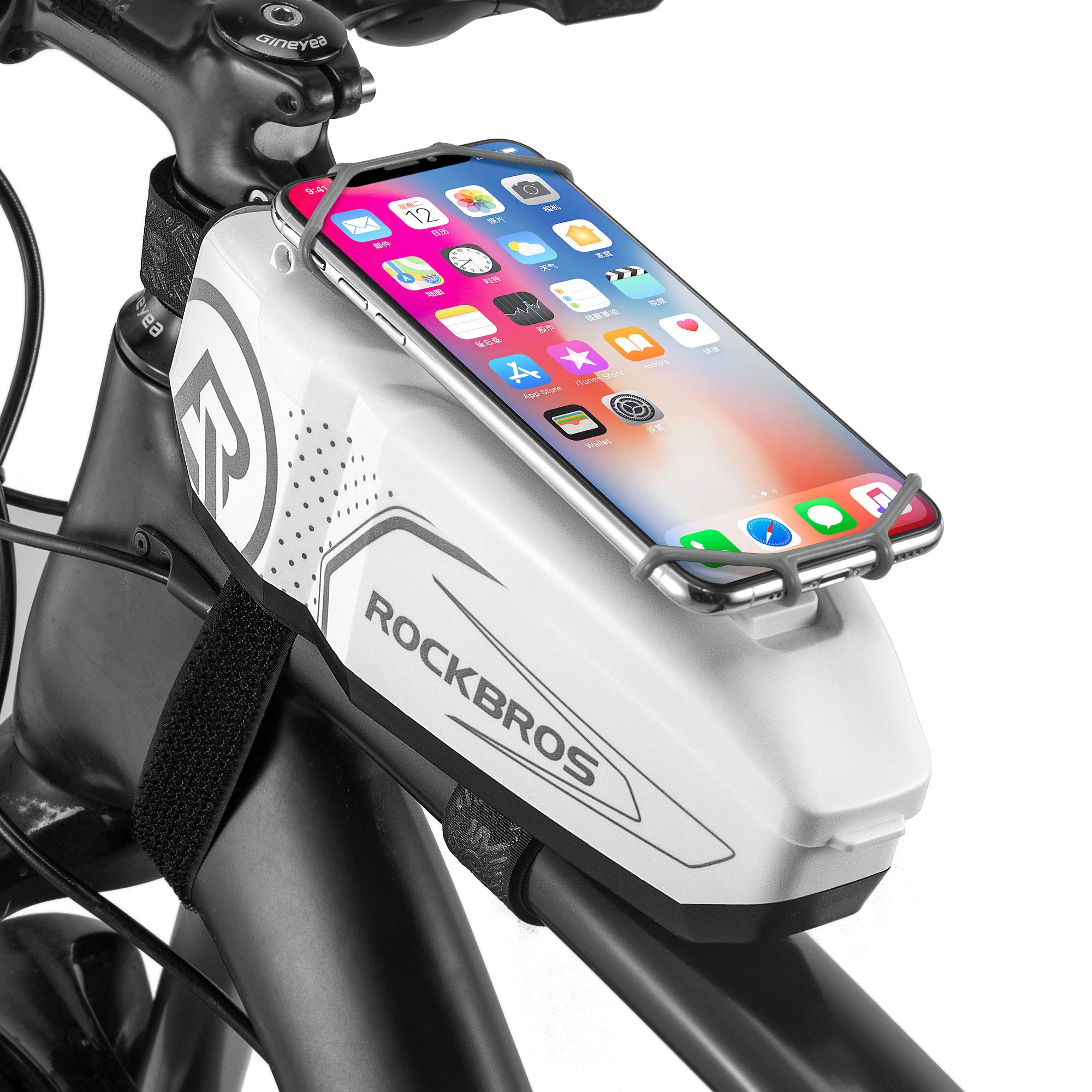 RockBros Cycling Bag PC shell | White