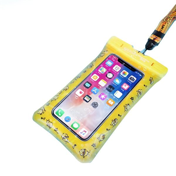 BDUCK Waterproof Phone Bag Rainproof Diving Swimming Sealed Phone Case | Yellow