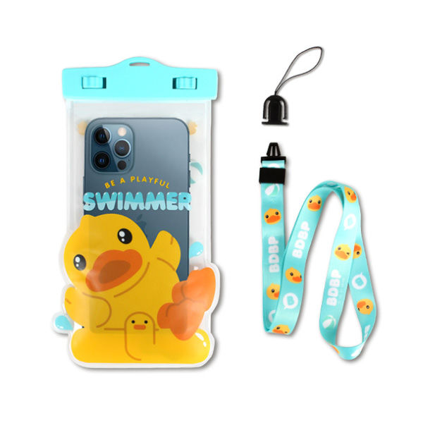 BDUCK Waterproof Phone Bag Rainproof Diving Swimming Sealed Phone Case | Blue