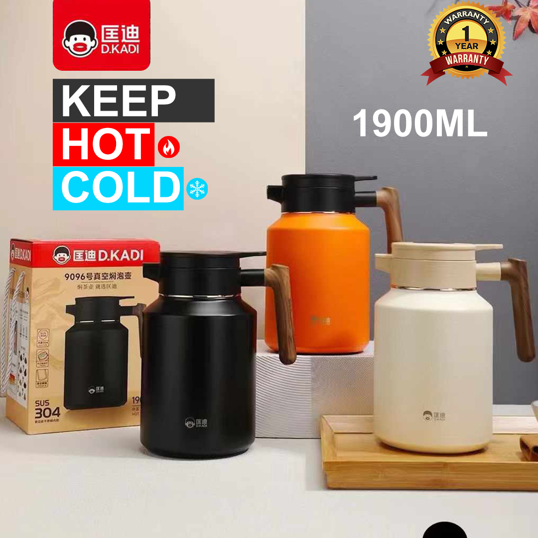 Dkadi Vacumm-Bottle-1.9L | White