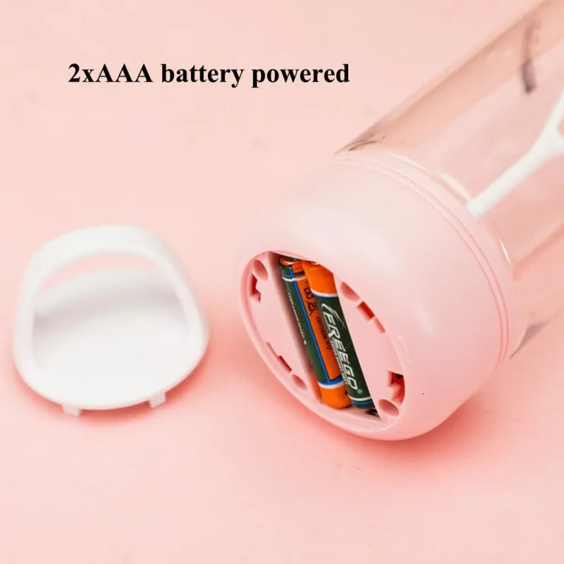Automatic Self-Stirring Coffee Cup Smart Protein Mixing Sports Gym Water Bottle | Pink