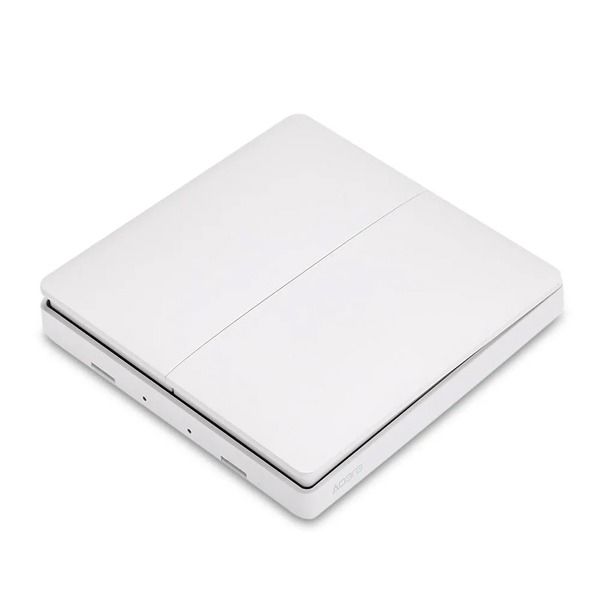 Aqara Wireless Remote Switch Double Rocker, Wireless Wall Switch