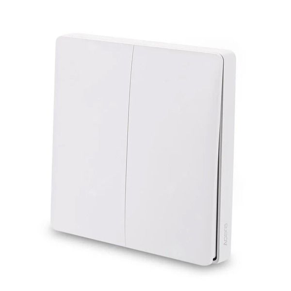 Aqara Wireless Remote Switch Double Rocker, Wireless Wall Switch