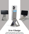 LZEL Magsafe PU Leather Card Holder And Tripod Stand Aegis Clio | Light Gray LZEL Magsafe PU Leather Card Holder And Tripod Stand Aegis Clio | Light Gray