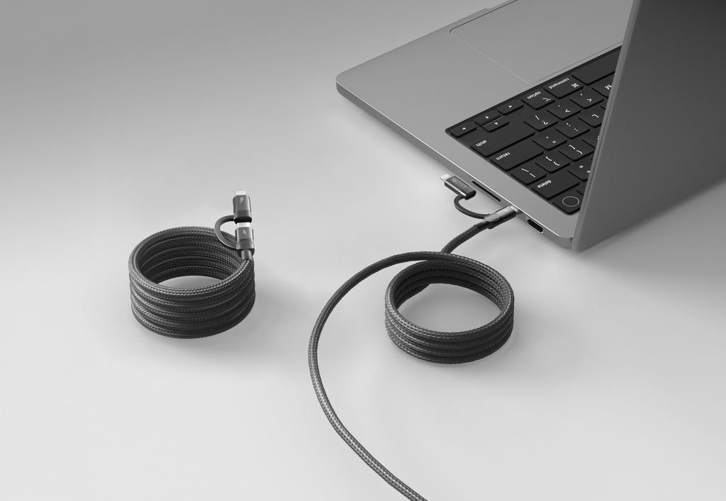 Momax Mag Link 60W USB-C to USB-C & Lightning Magnetic Cable | 1m