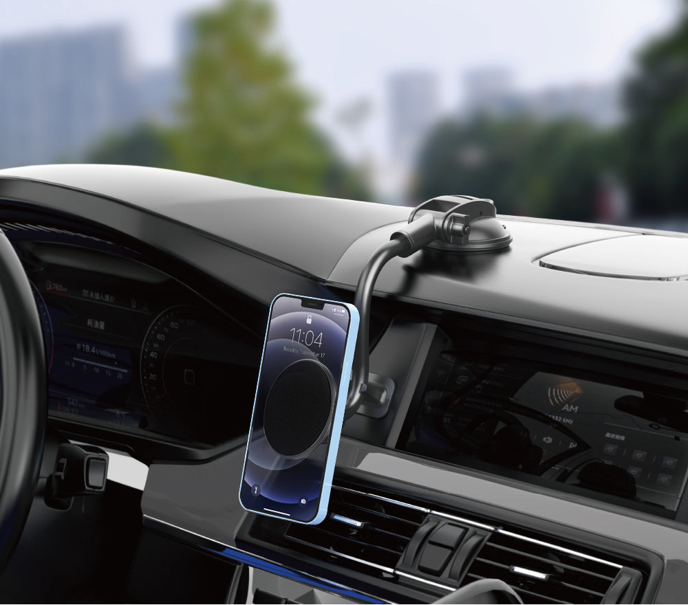 Magdrive Core شاحن سيارة مغناطيسي من LZEL مع دوران 360 درجة ومشبك بلمسة واحدة