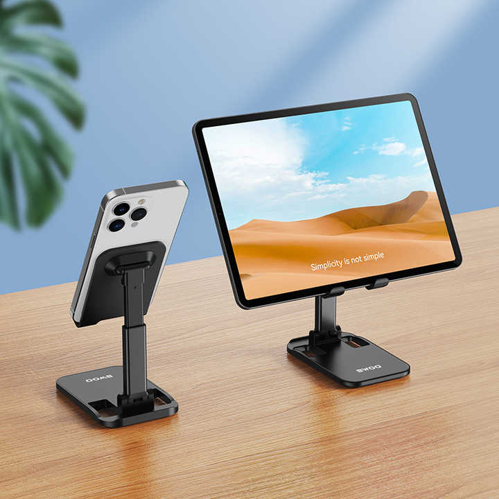 Bwoo Phone Desktop Stand,Telescopic - Black