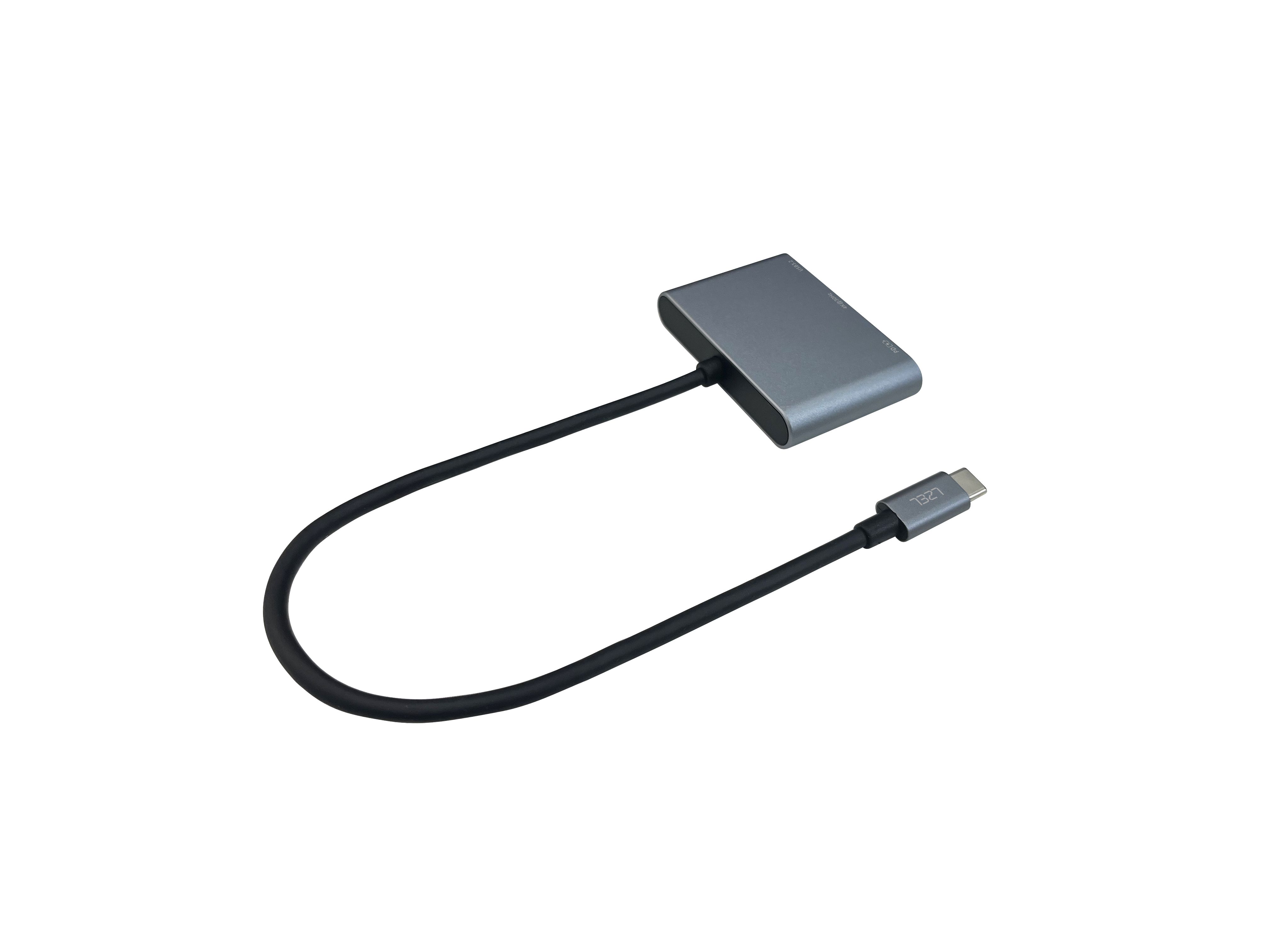 ليزل موزع Hubtrio Nexus من نوع USB-C ثلاثي في واحد لعده منافذ | أسود