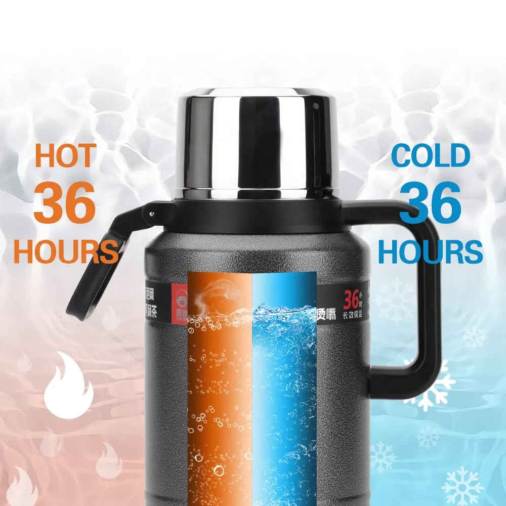 DKadi Vacumm Bottle 2500 ml | Black