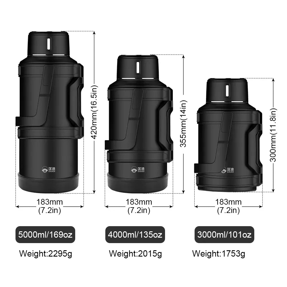 DKadi Vacumm Bottle 4000 ml | Green