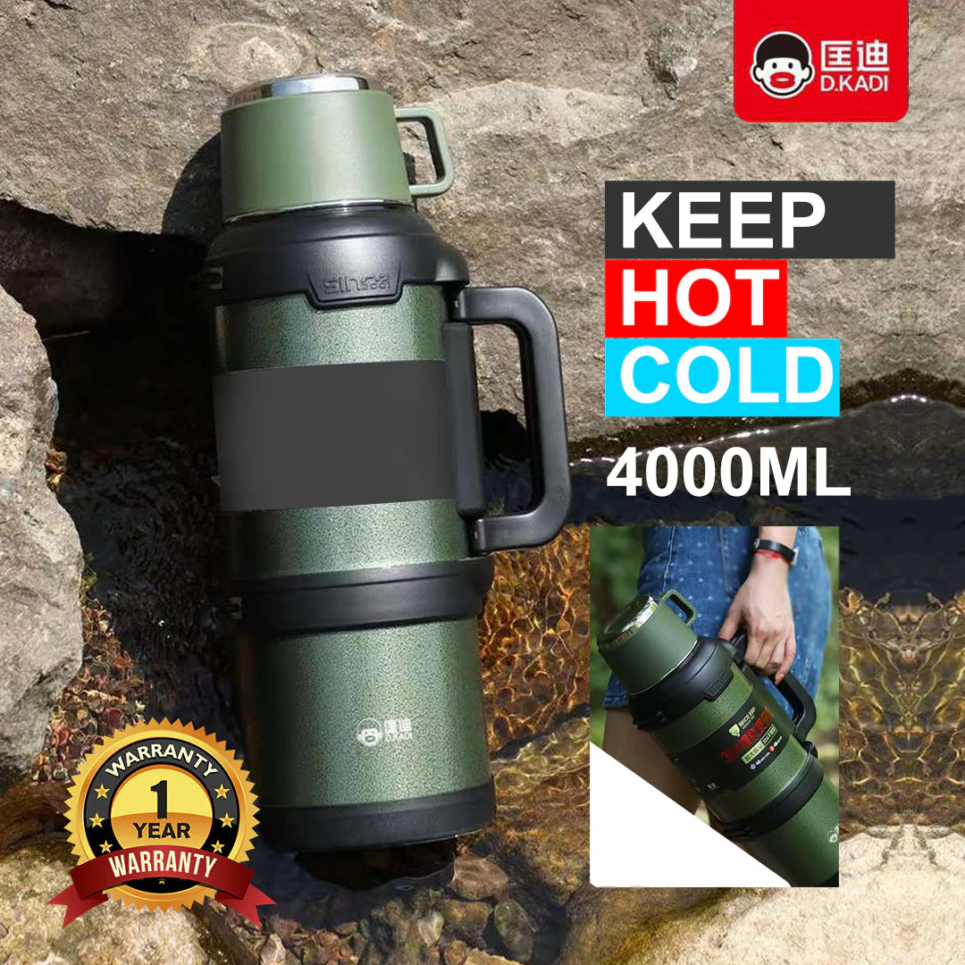 DKadi Vacumm Bottle 4000 ml | Green
