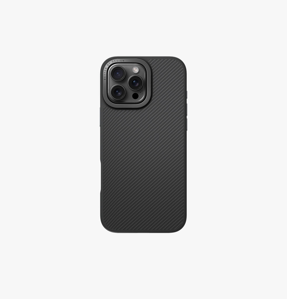 Uniq iPhone 16 Pro Hybrid Keva Max MagSafe Case With Camera Stand | Black
