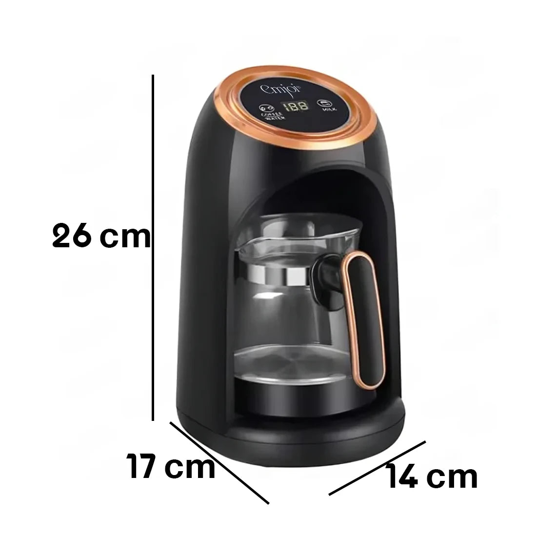 Turkish Coffee Maker with 600W Power (UECM-103)