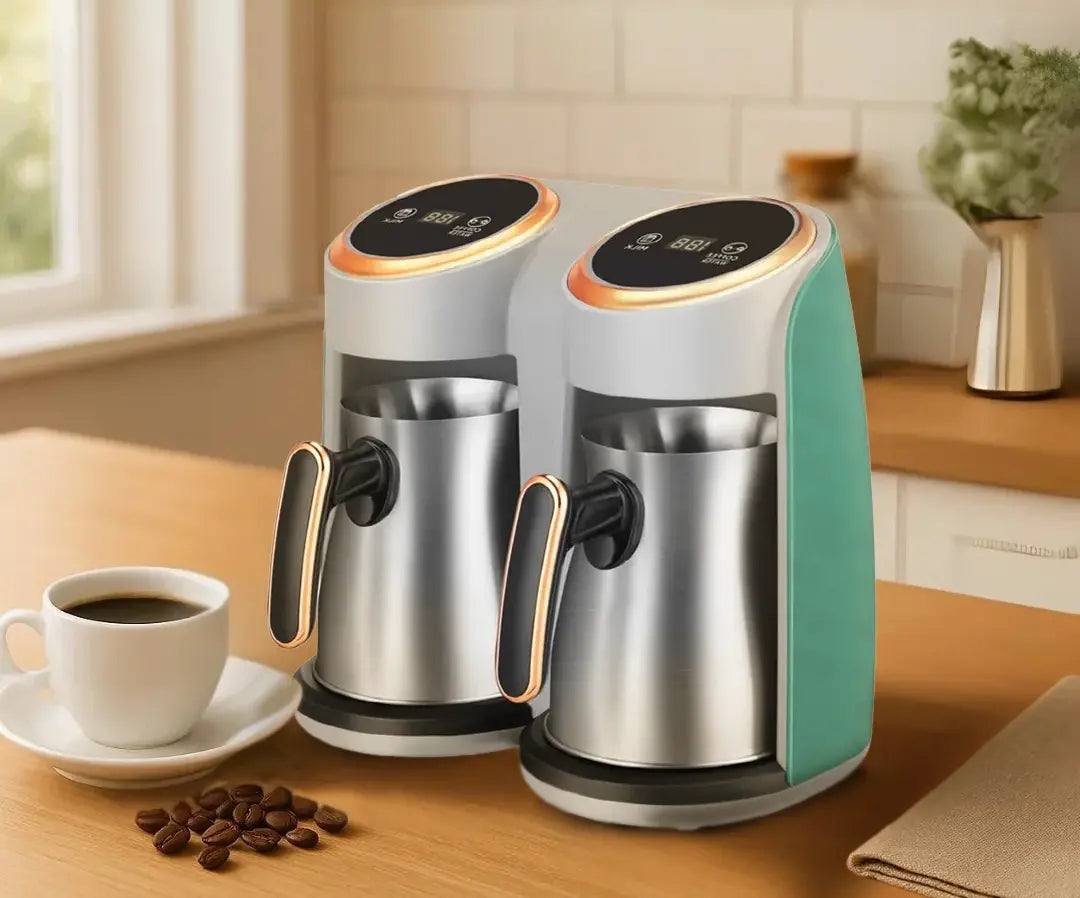 Emjoi UECM-105 Digital Dual Coffee Maker