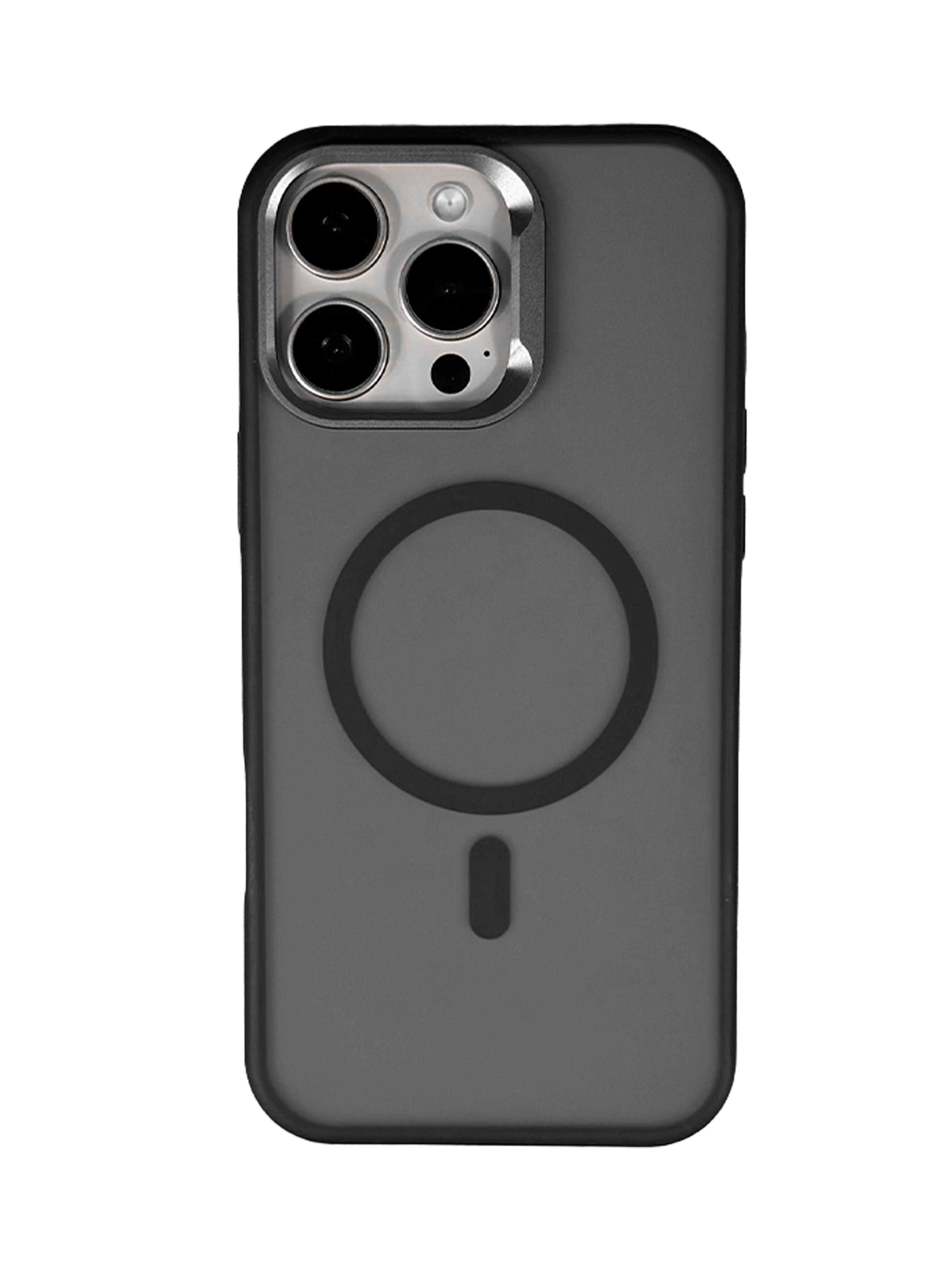 LZEL iPhone 16 Pro Mag Fusion Prime Clear Matt With MagSafe |Black