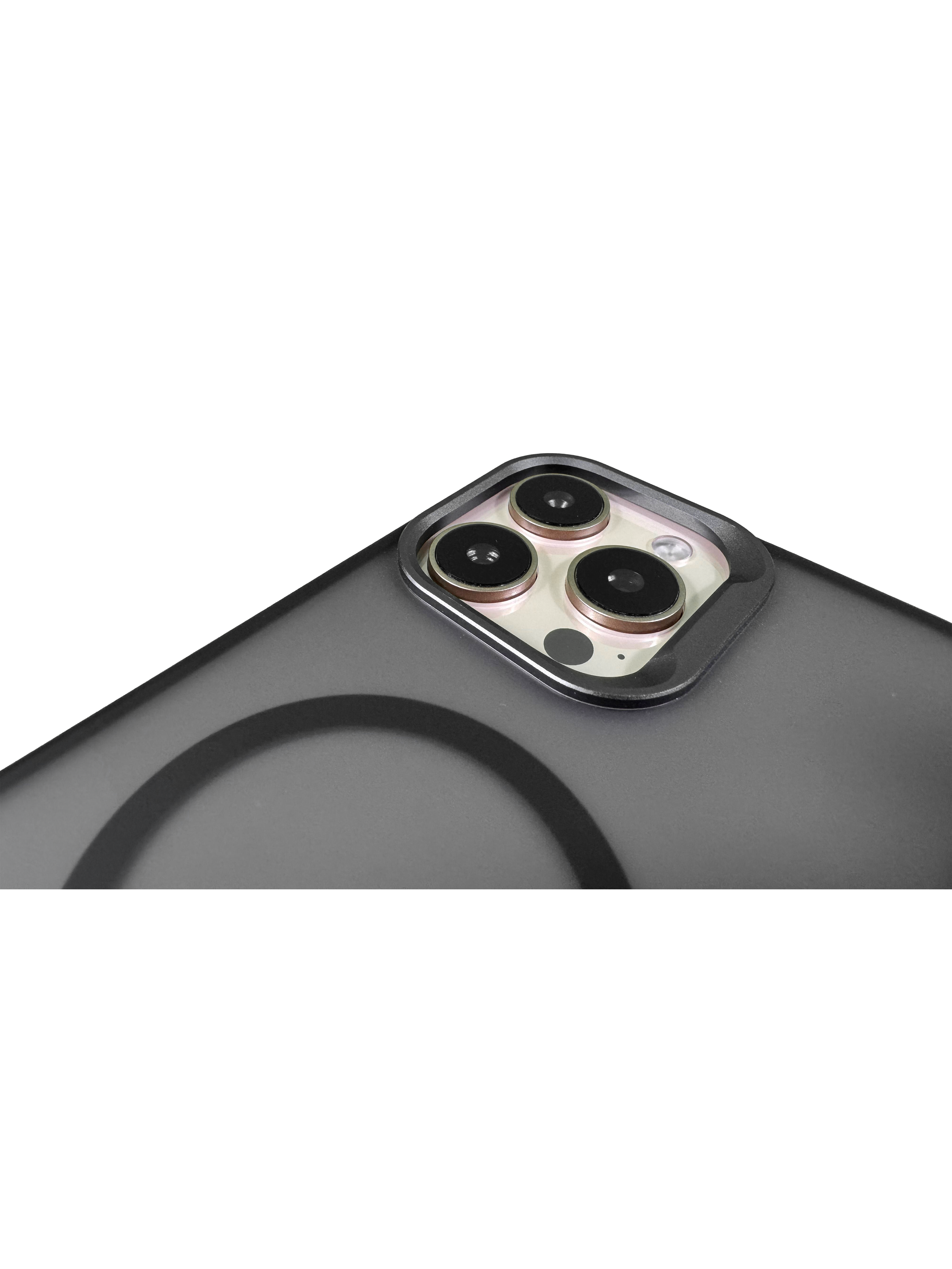 LZEL iPhone 16 Pro Mag Fusion Prime Clear Matt With MagSafe |Black