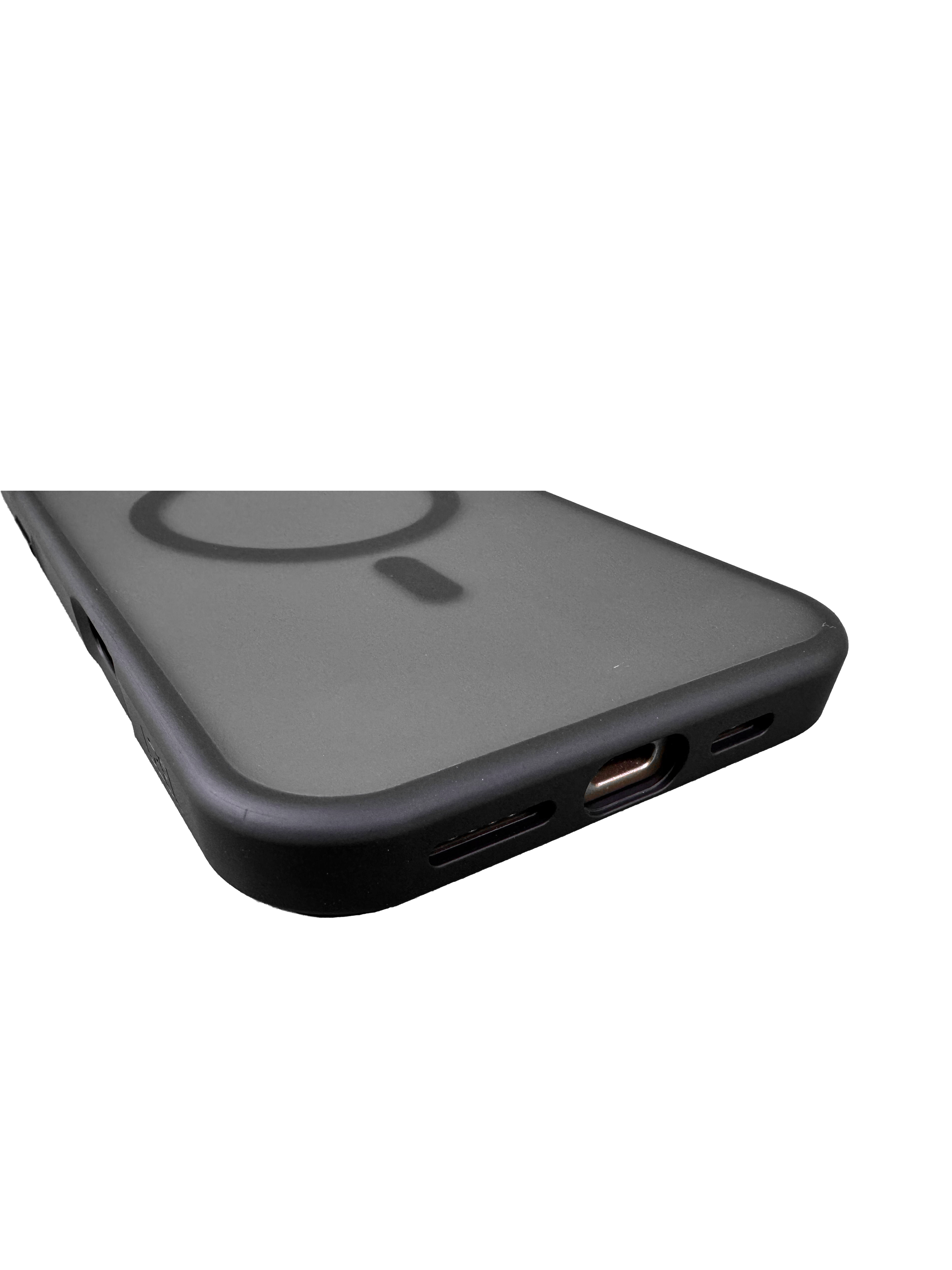 LZEL iPhone 16 Pro Max Mag Fusion Prime Clear Matt With MagSafe | Black