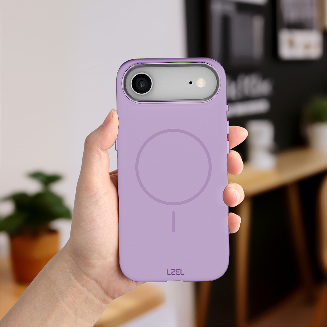 LZEL Magnexin Silicone Case for iPhone Air | Purple