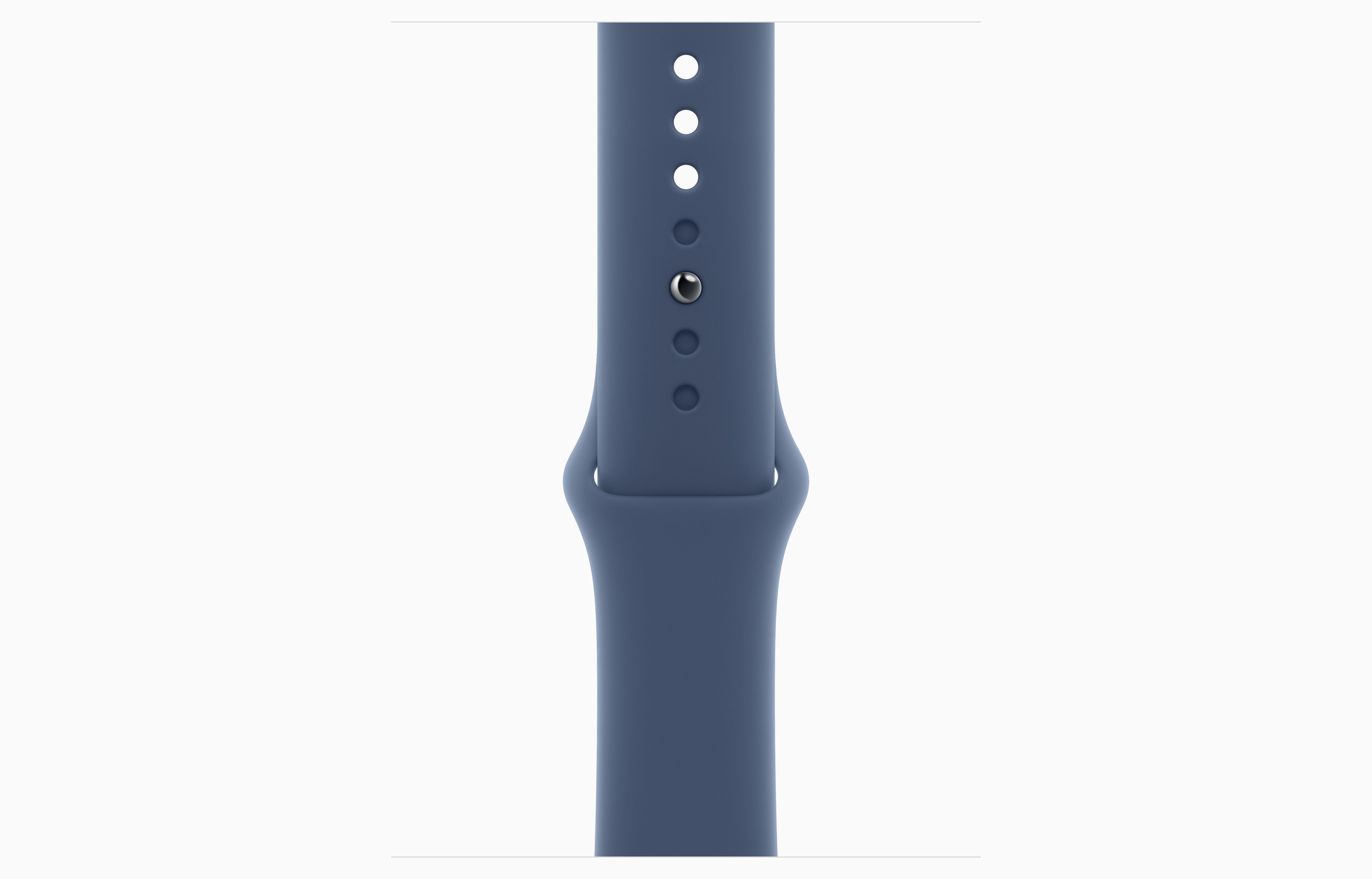 Apple Watch Series 10 - 42mm - GPS - Silver Aluminium Case - Sport Band - M/L | Denim