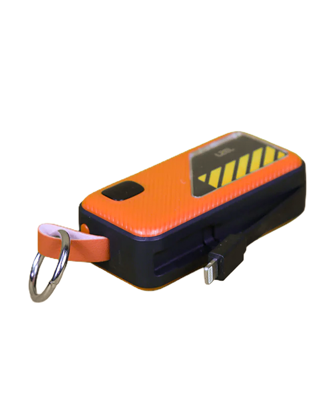 بطارية شحن من ليزل – NanoFlux Charger Mini بسعة 5000 مللي أمبير، يدعم تقنية الشحن السريع PD ومنفذ Type-C ، مزوّد بكابل Lightning مدمج | برتقالي