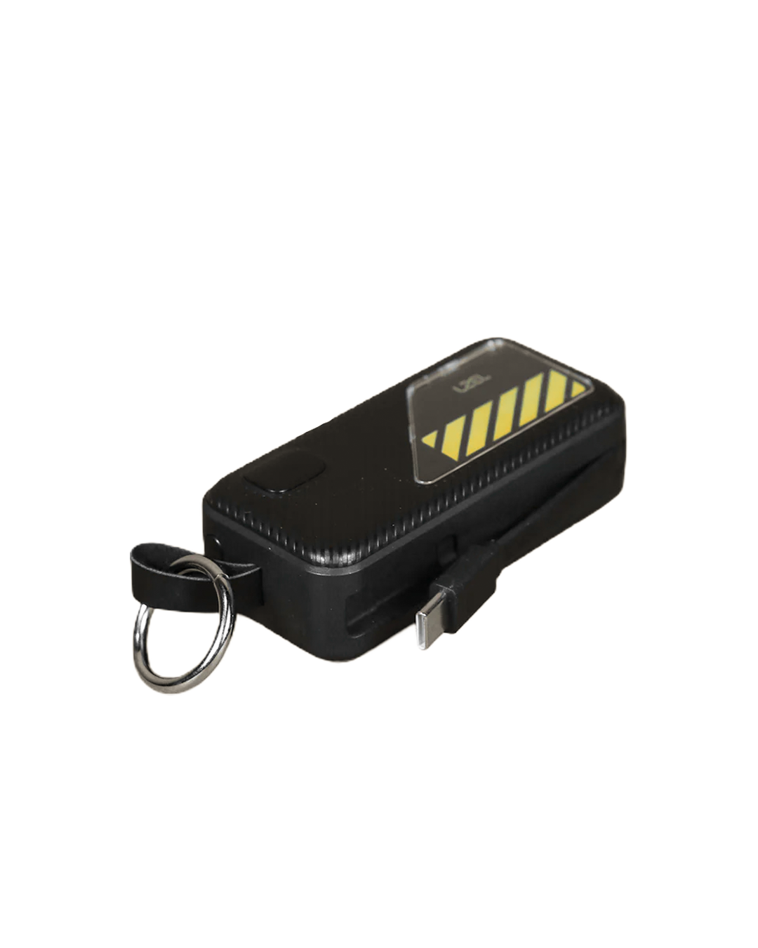 LZEL NanoFlux Charger Mini – 5,000mAh PD Lightning Power Bank with Built-in Type-C Cable | Black