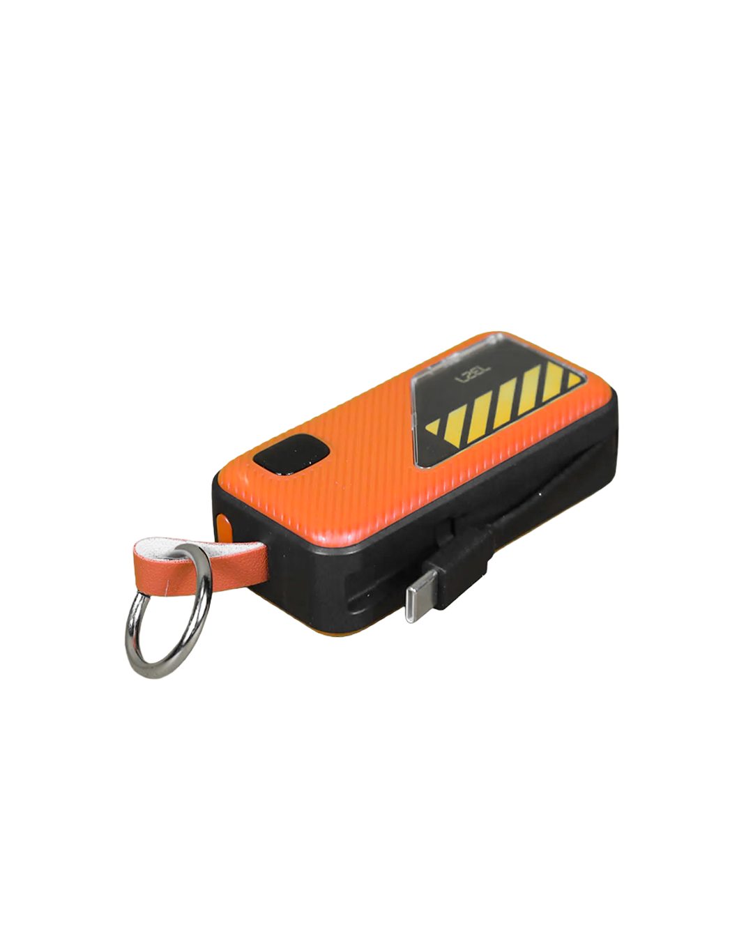 بطارية شحن من ليزل – NanoFlux Charger Mini بسعة 5000 مللي أمبير، يدعم تقنية الشحن السريع PD ومنفذ Lightning ، مزوّد بكابل Type-C مدمج | برتقالي