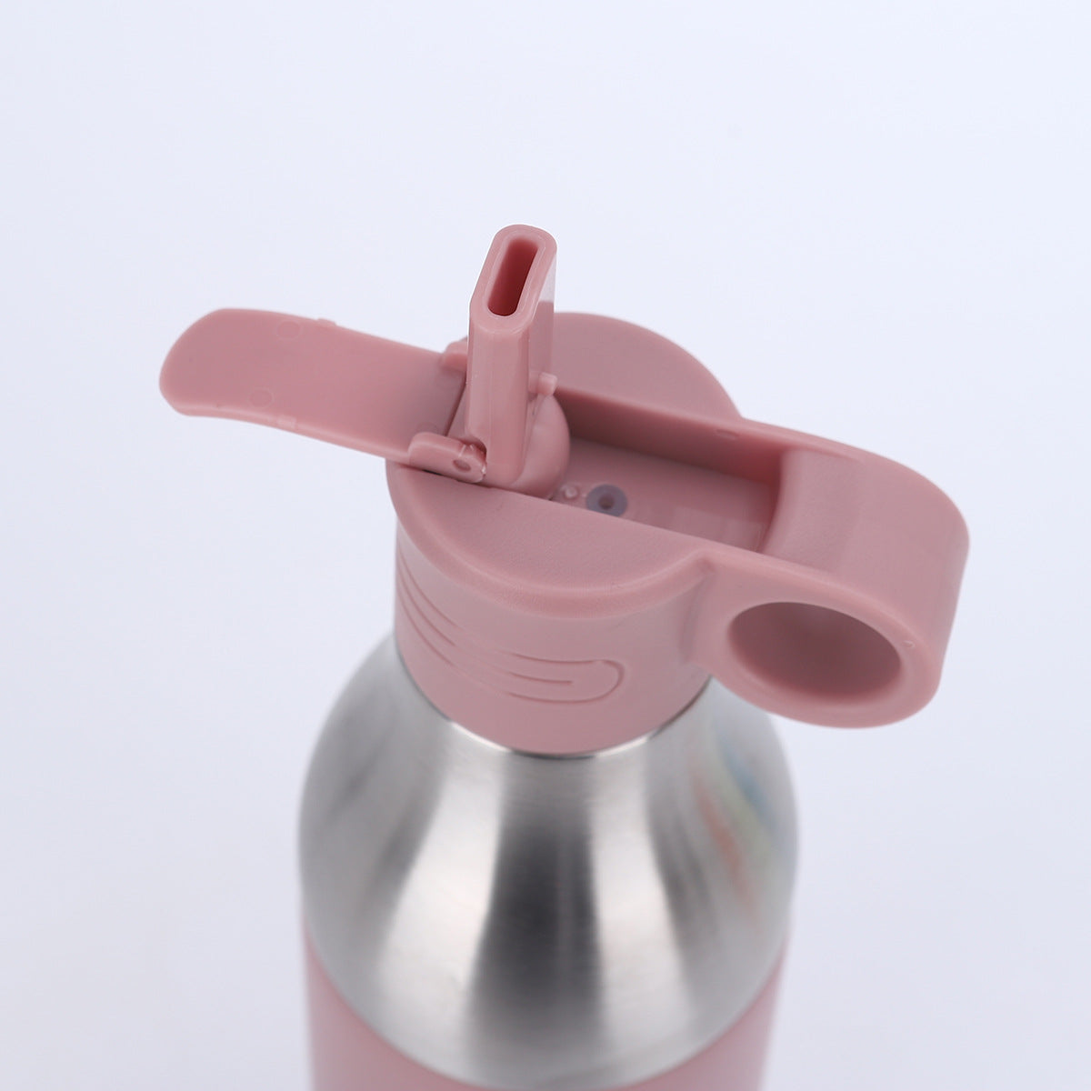 LZEL Natura Elva Vacuum Bottle Dual 400 mL + 400 mL | Milk Tea Aluminum