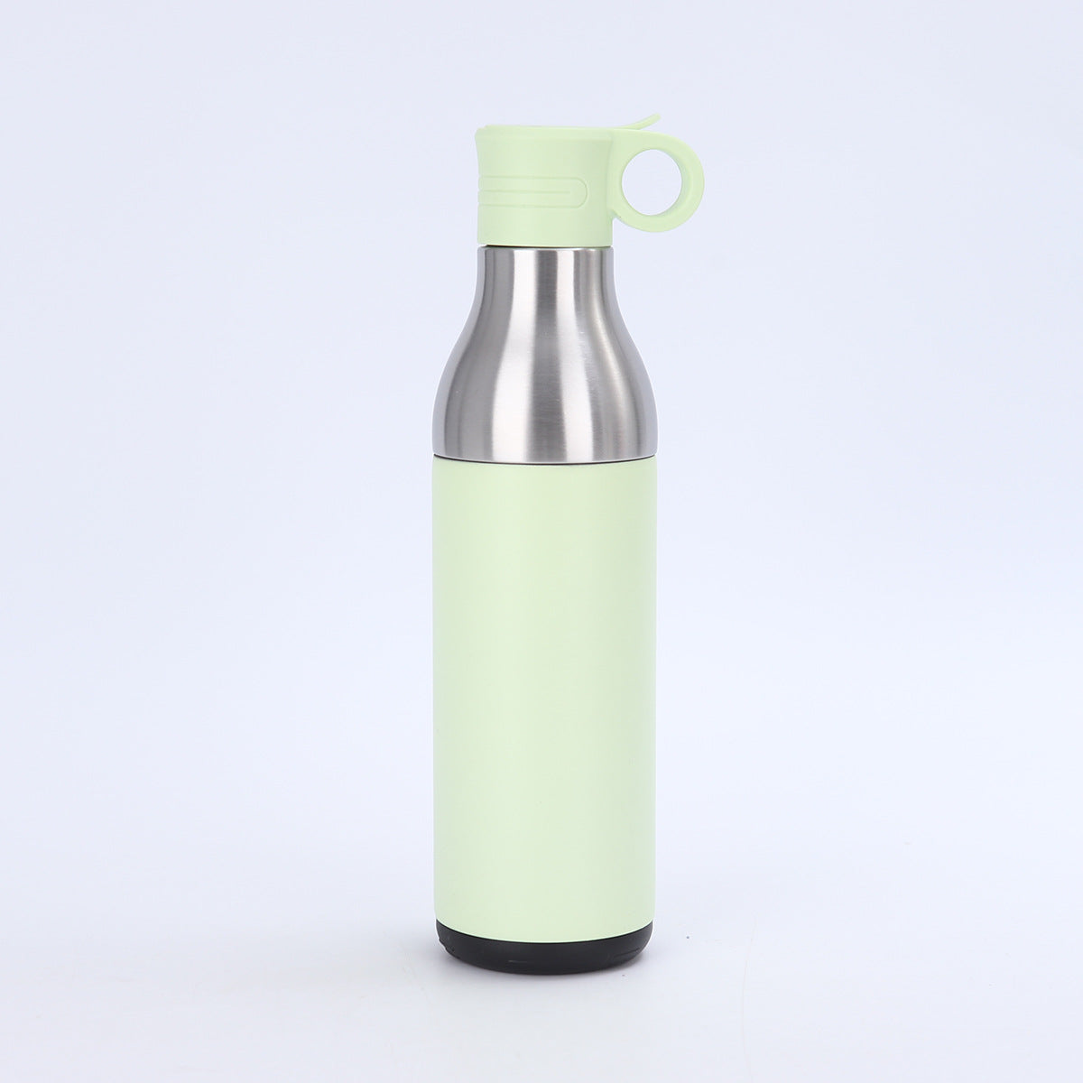 LZEL Natura Elva Vacuum Bottle Dual 400 mL + 400 mL | Green Aluminum