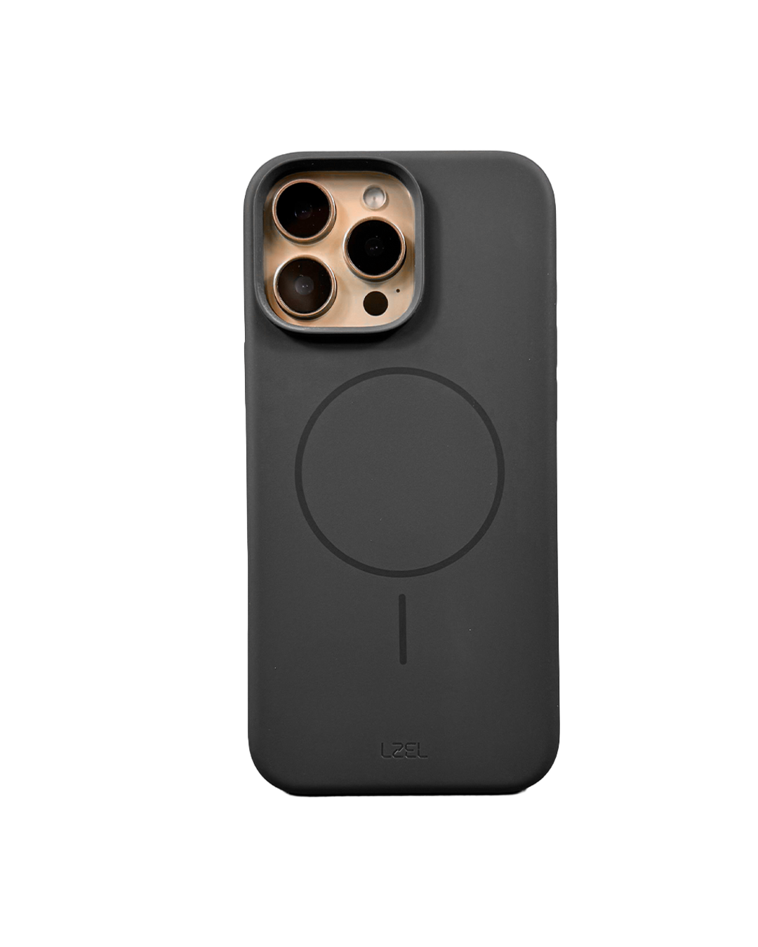 LZEL PrimeMag iPhone 16 Pro Liquid Silicone Case With Magsafe |Midnight Black