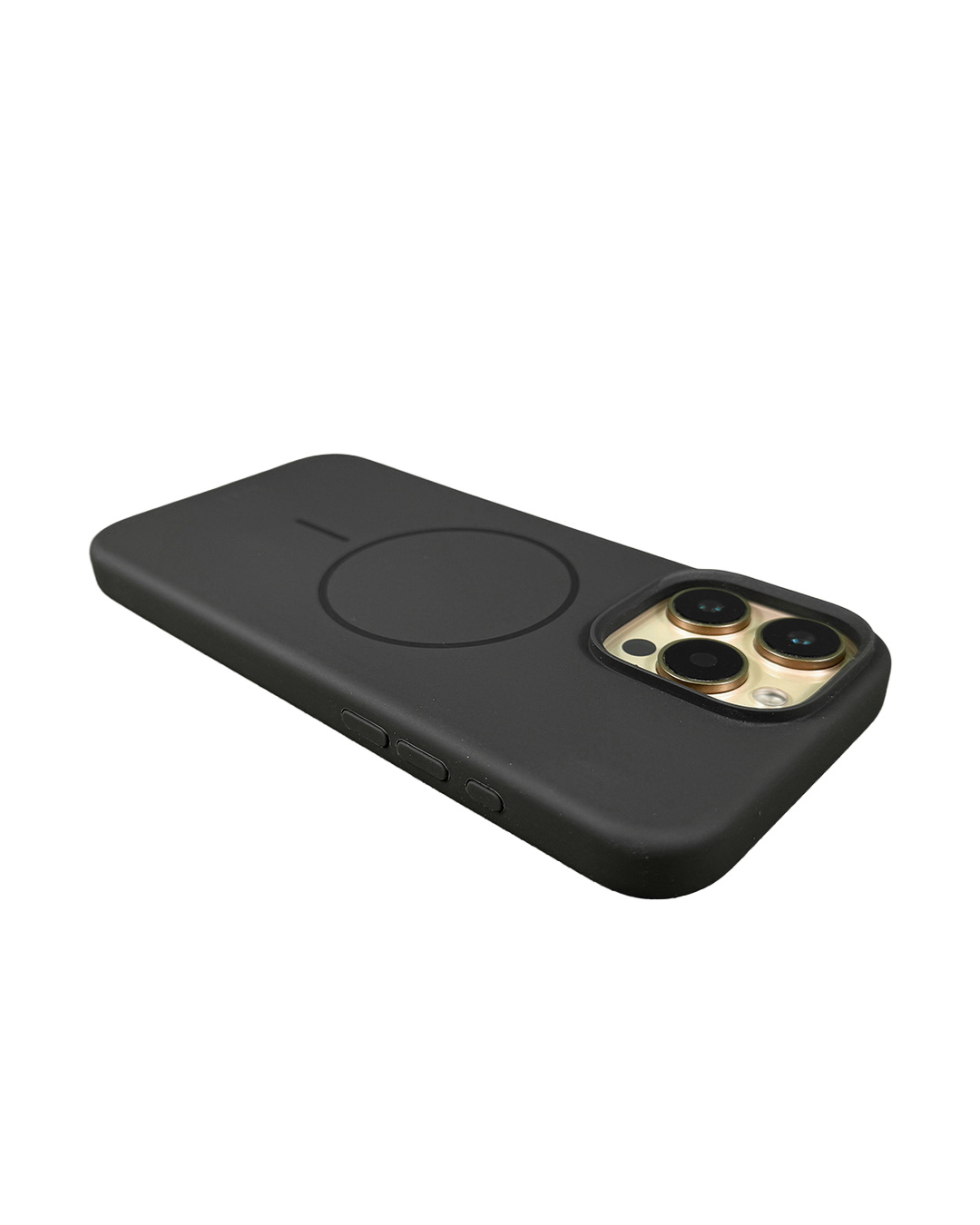 LZEL PrimeMag iPhone 16 Pro Liquid Silicone Case With Magsafe |Midnight Black