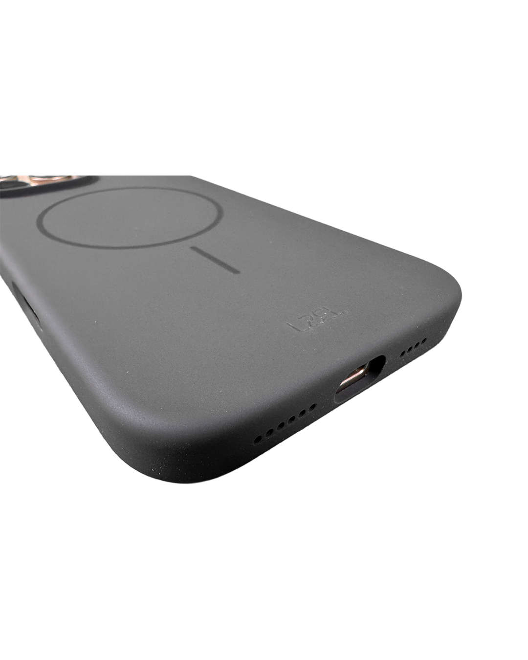 LZEL PrimeMag iPhone 16 Pro Liquid Silicone Case With Magsafe |Midnight Black