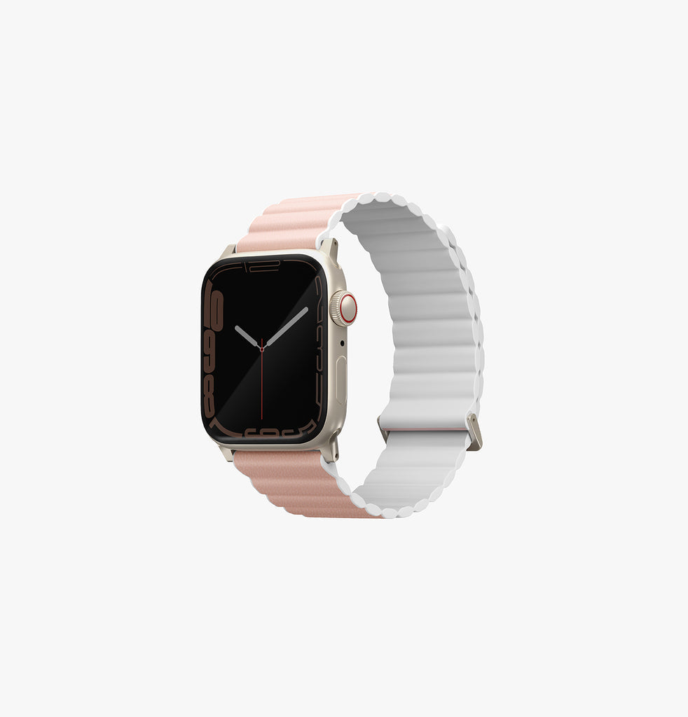 Uniq Revix Premium Edition Band for Watch 49/45mm | Blush Pink/White