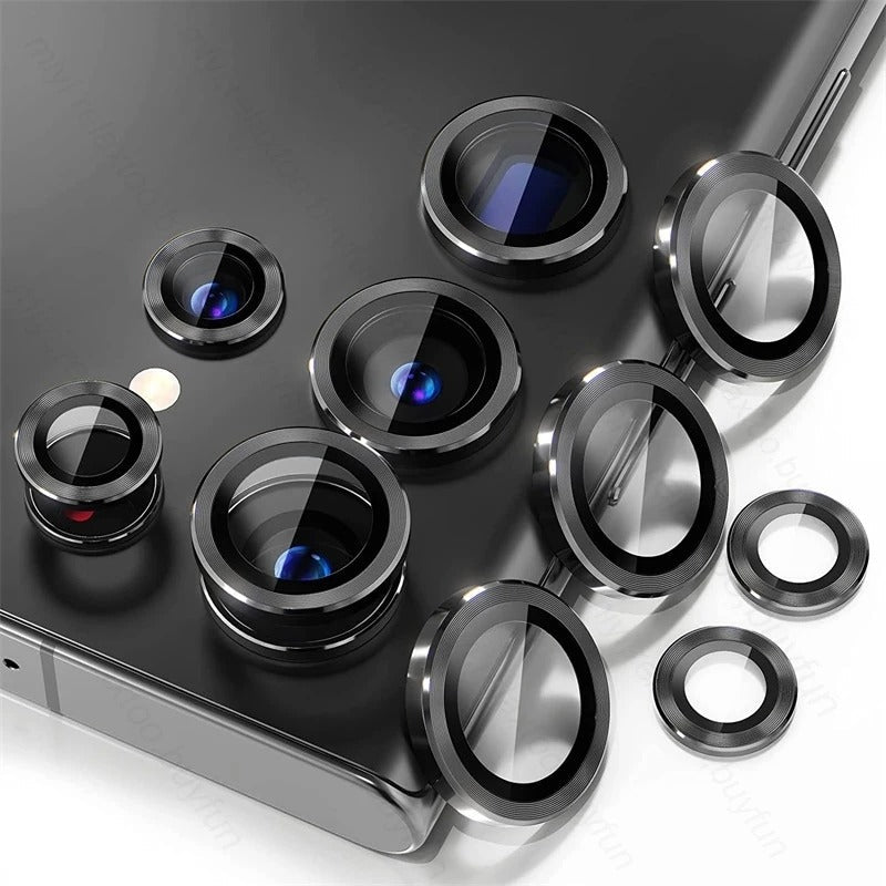كڤر حماية AR+Corning كاميرا لهاتف Samsung S25 Ultra من ANANK | أسود