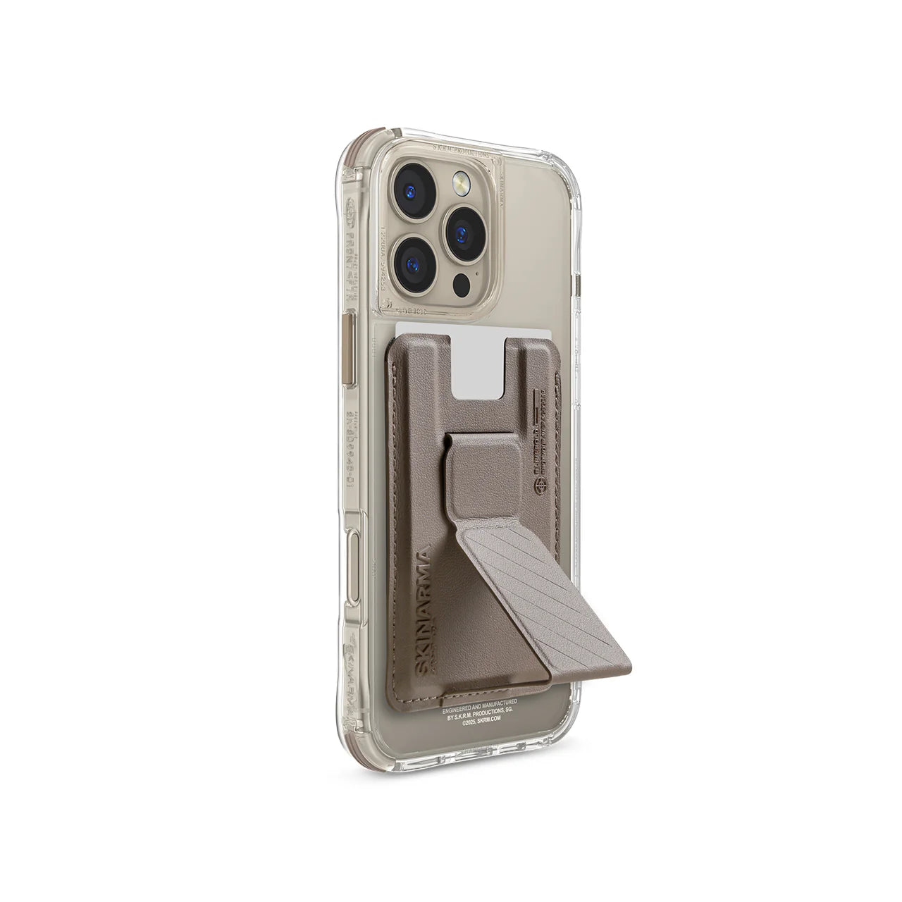 SkinArma iPhone 16 Pro Bundle Saido Kado Mag-Charge card Holder + Saido Magsafe case