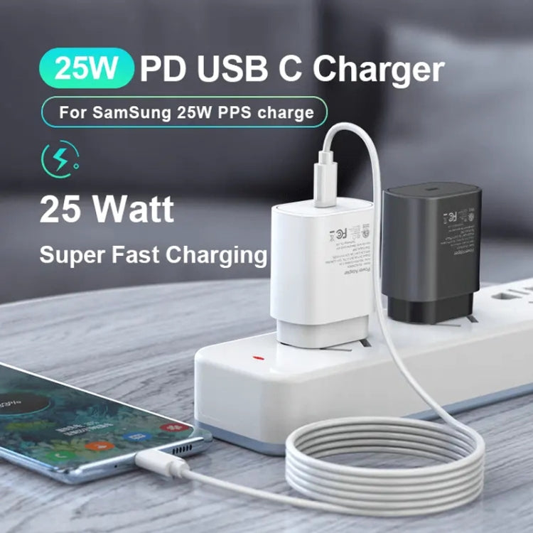 شاحن حائط من سامسونج بقوة 25 واط USB-C