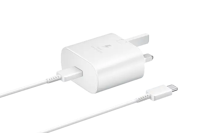 شاحن حائط من سامسونج بقوة 25 واط USB-C
