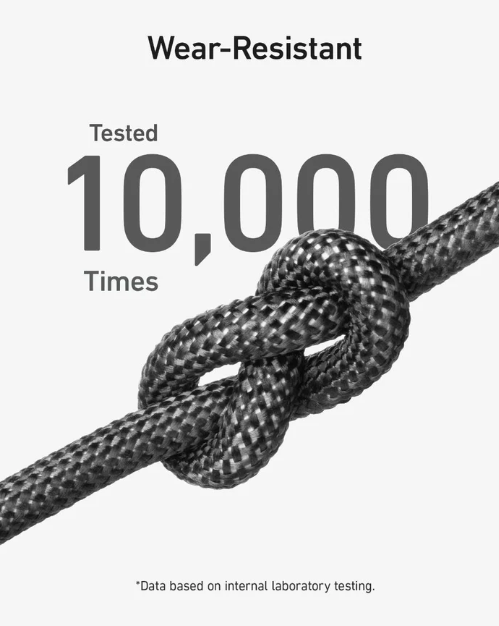 كيبل أنكر 544من نوع USB-C إلي USB-C بقوة 140 واط نايلون طبيعي 0.9 متر | أسود