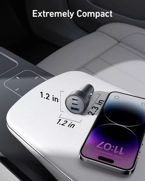 Anker 67W Powerful Triple Port Car Charger