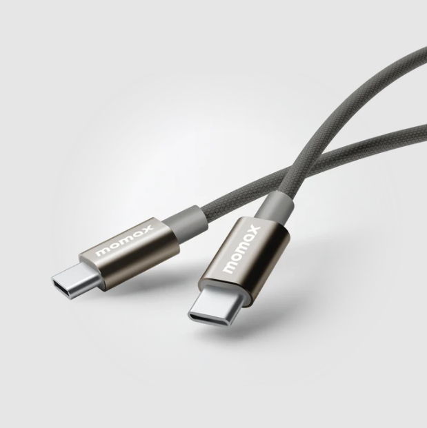 كيبل موماكس Elite 60 واط USB-C 1.5 متر | تيتانيوم