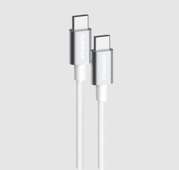 كيبل موماكس إيليت 60 واط USB-C مقاس 1.5 متر | أبيض
