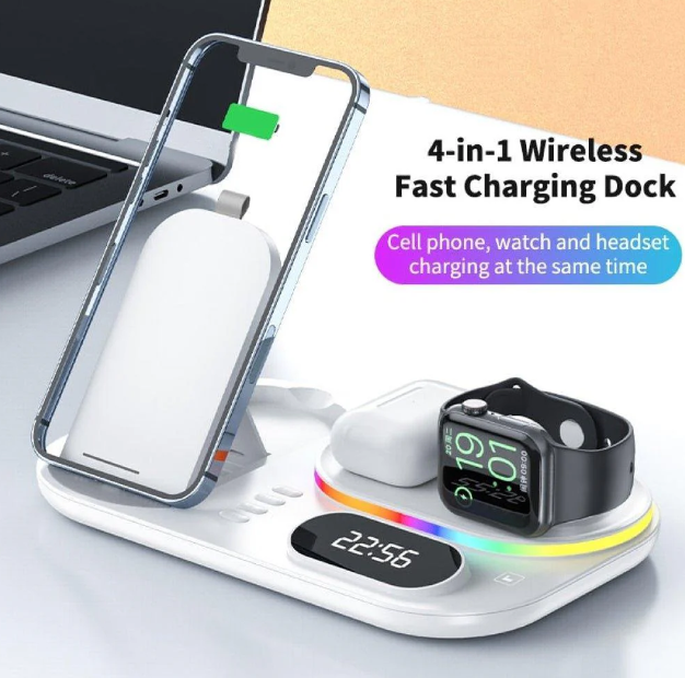 Wireless Charge Fast Charging Dock Station 30W | white