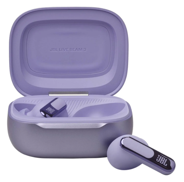 JBL Live Beam 3 True Wireless Earbuds with Screen | Purple