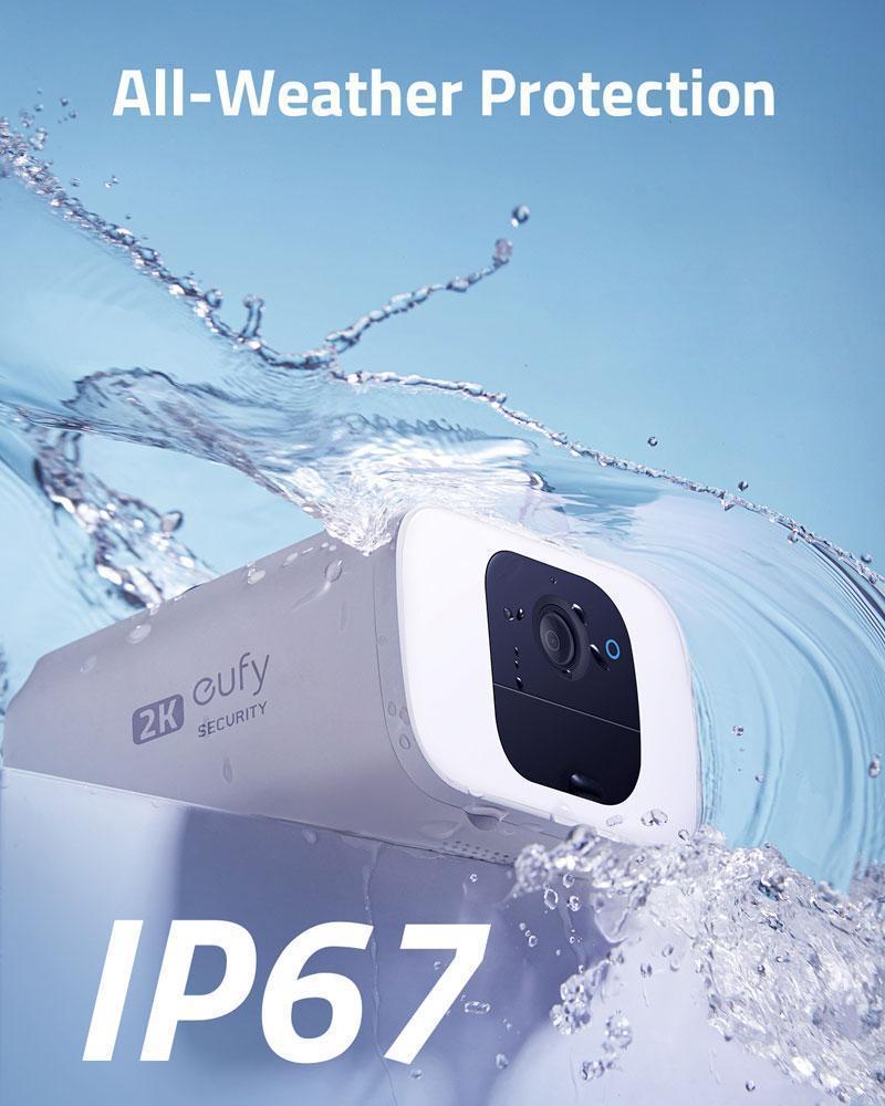 Eufy Spotlight SoloCam S40 Solar 2K Wi-Fi | White