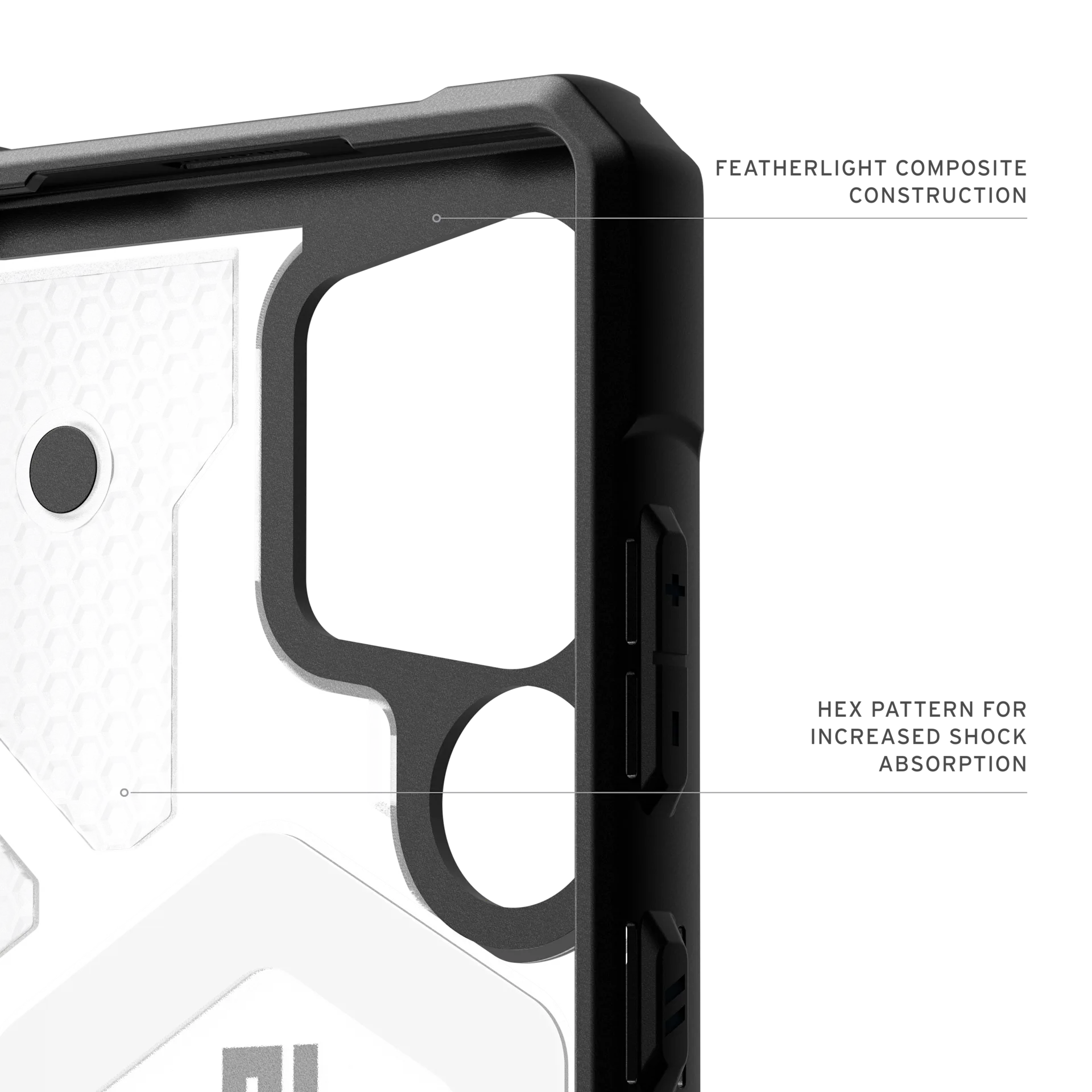 UAG Samsung Galaxy S25 Ultra Pathfinder Clear MagSafe Case | Ice/silver