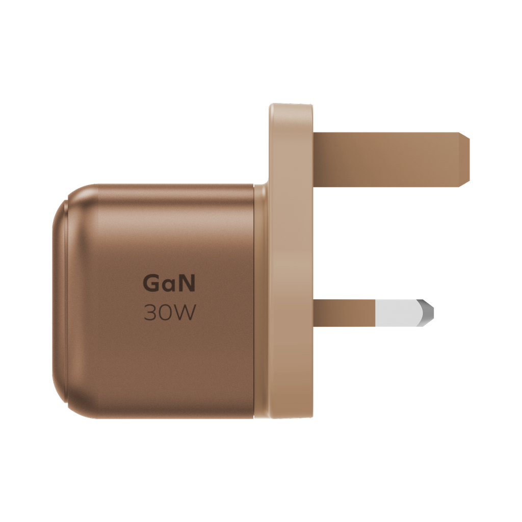 Momax 1-Charger 30W Gan Tech 1-Port Charger Sandstone