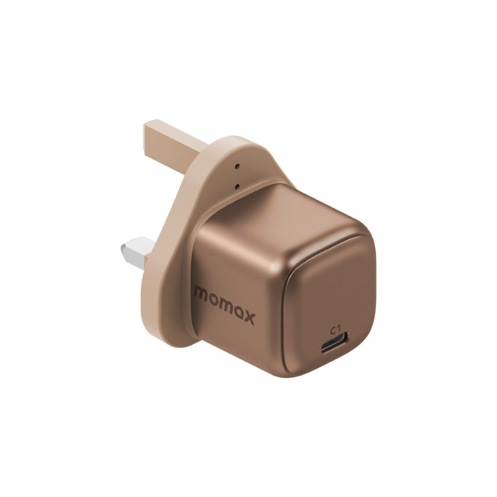 Momax 1-Charger 30W Gan Tech 1-Port Charger Sandstone