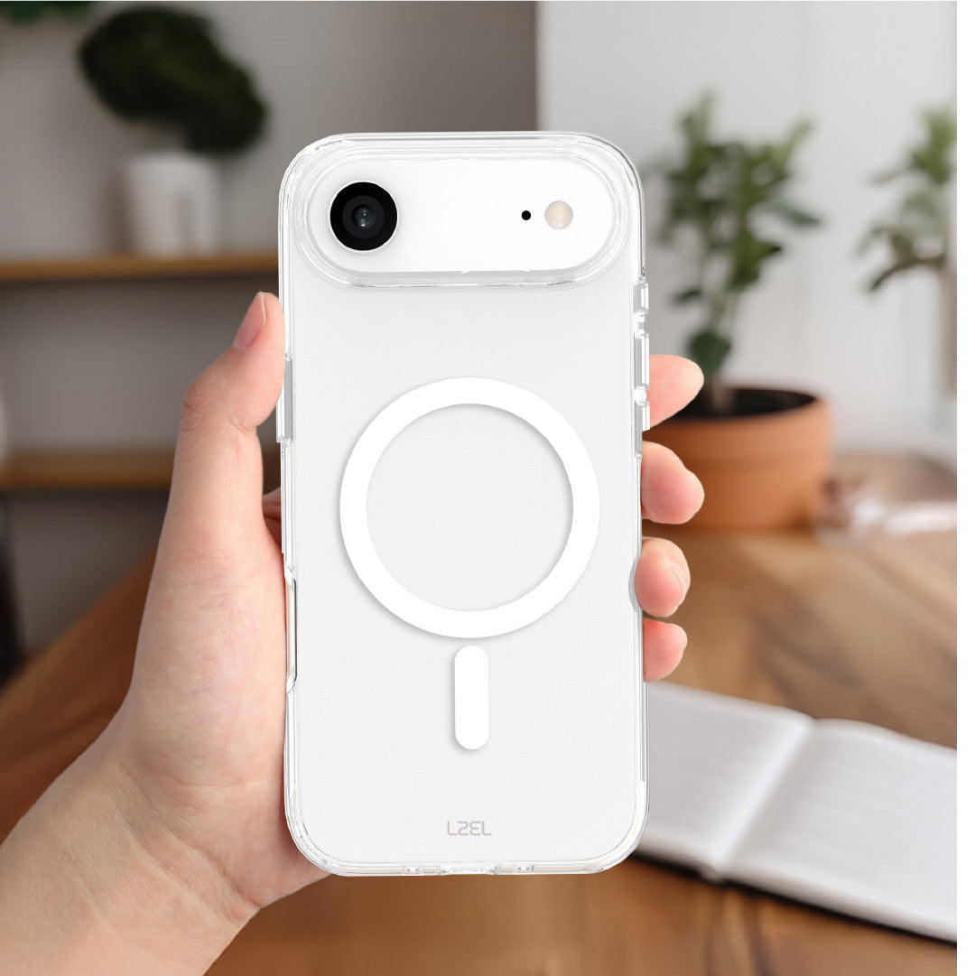 LZEL Magnexo Clear Case for iPhone Air | Crystal Clear