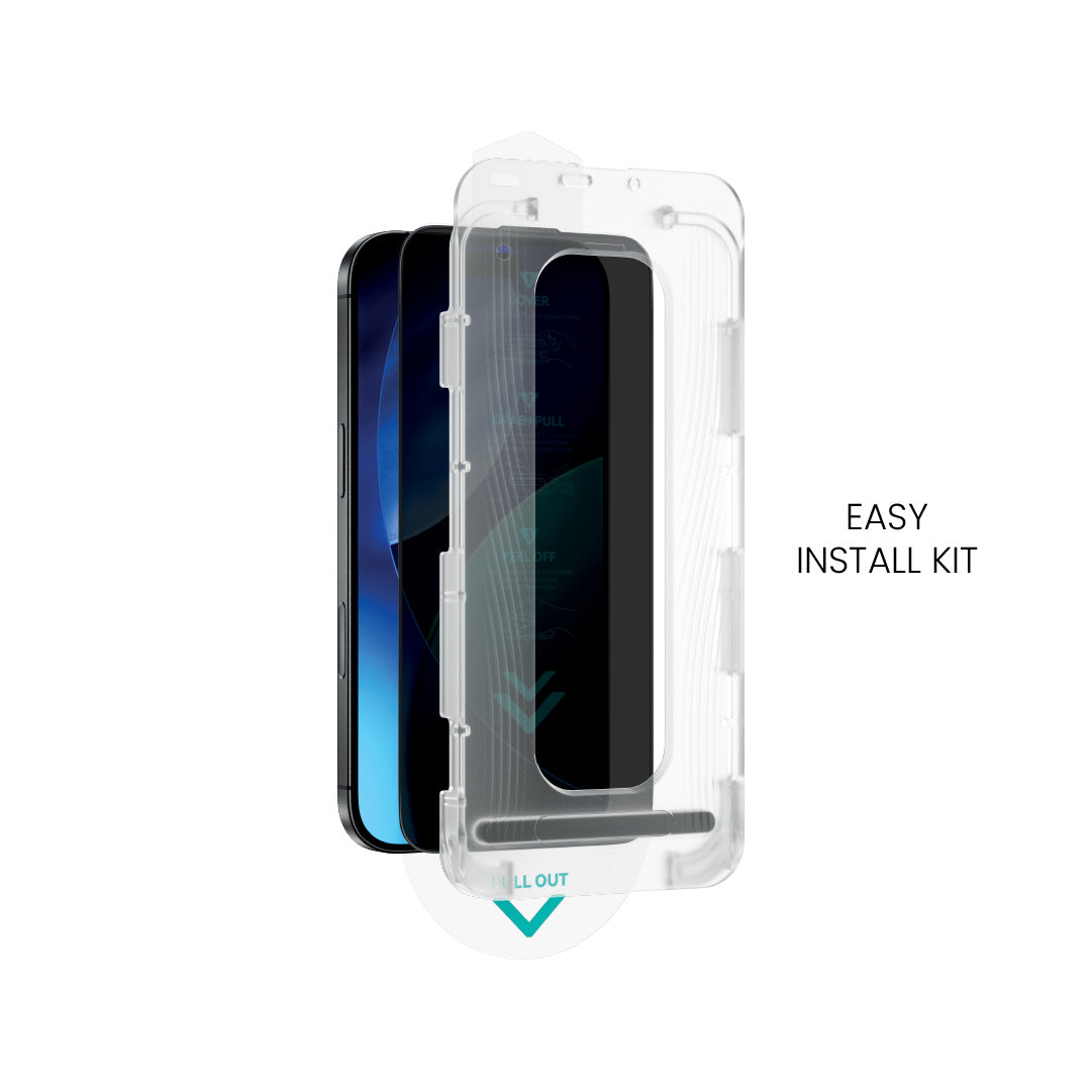LZEL OptiShield Series Premium Corning 3D Glass for iPhone 17 (Privacy)